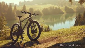 Mountainbike Landscape Landschaft Übungen für über Fünfzigjährige, um Kraft und Flexibilität zu verbessern