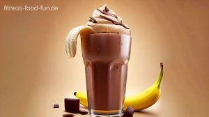 Shake Drink Schokoladen Bananen Protein Shake Mix Eiweißshake Lifestyle