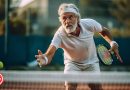 Tipps zur Vermeidung von Verletzungen beim Training für über 50-Jährige Mann Tennis Ü50