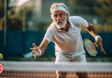 Tipps zur Vermeidung von Verletzungen beim Training für über 50-Jährige Mann Tennis Ü50