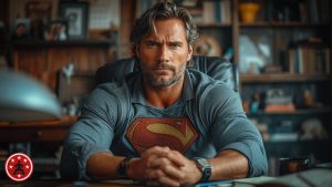 Superman im Büro Gesundheit am Schreibtisch Fitnessübungen für den Arbeitsalltag