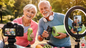 was ist ein Granfluencer? Definition und Erklärung. Influencer im fortgeschrittenen Alter, meist über 50 oder über 60 Jahre alt