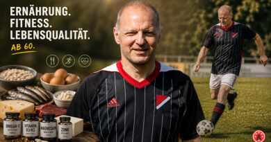 Ernährung ab 60: Was ich täglich esse, supplementiere und warum. Rainer Ott aus Schlüsselfeld mit über 60 Jahren als Fußballspieler und Läufer, der über richtige Ernährung spricht